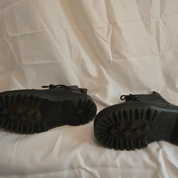 Dr. Martens Jadon Black Leather Lace-Up Boots - Picture 3 of 5